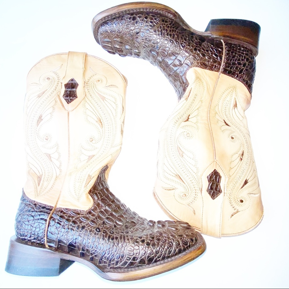 Ferrini Cowhide Leather Western Cowboy Boots Sz 7